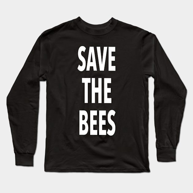 save the bees Long Sleeve T-Shirt by elywick